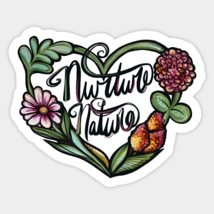 Nurture Nature Wildflowers Sticker